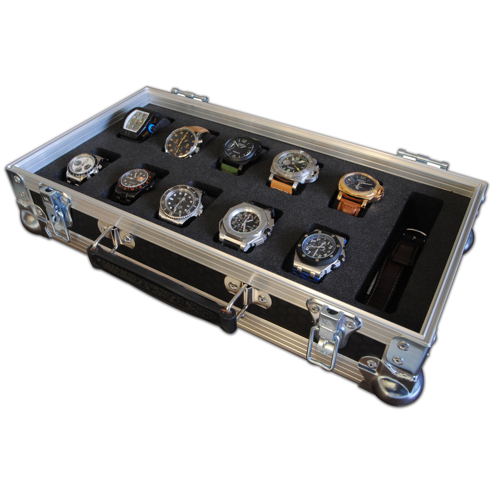 10 Way Watch Display Case Flight Case